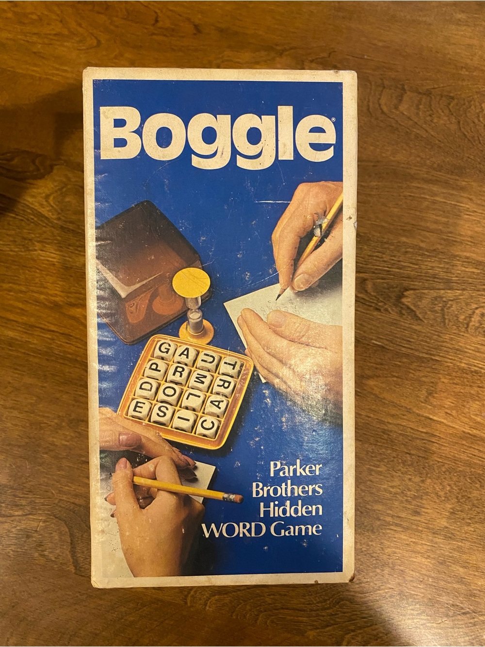 Vintage Boggle Word Game - Blue